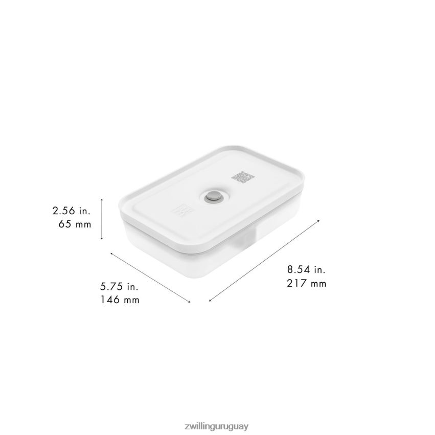 Fresh & save l fiambrera plana al vacío, plástico, gris semitransparente Zwilling cocina A688HF473