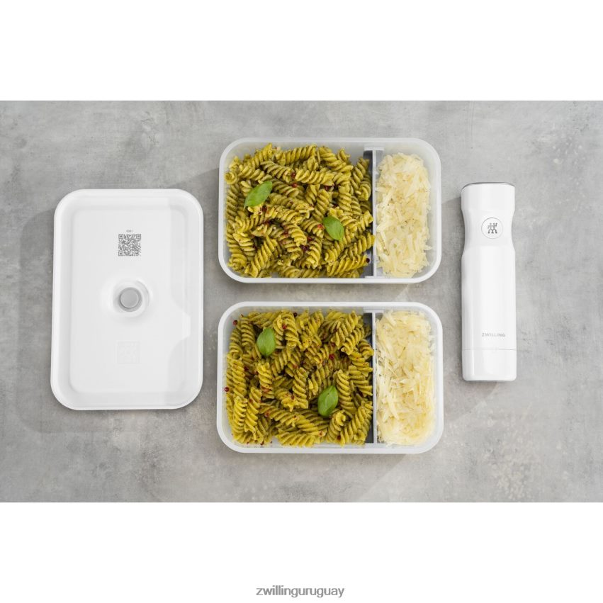 Fresh & save l fiambrera plana al vacío, plástico, gris semitransparente Zwilling cocina A688HF473