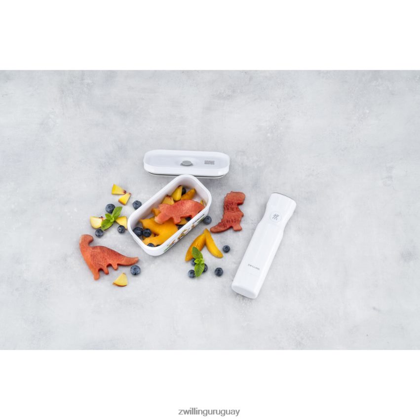 Fresh & save s dinos fiambrera al vacío, plástico, blanco-gris Zwilling cocina A688HF511