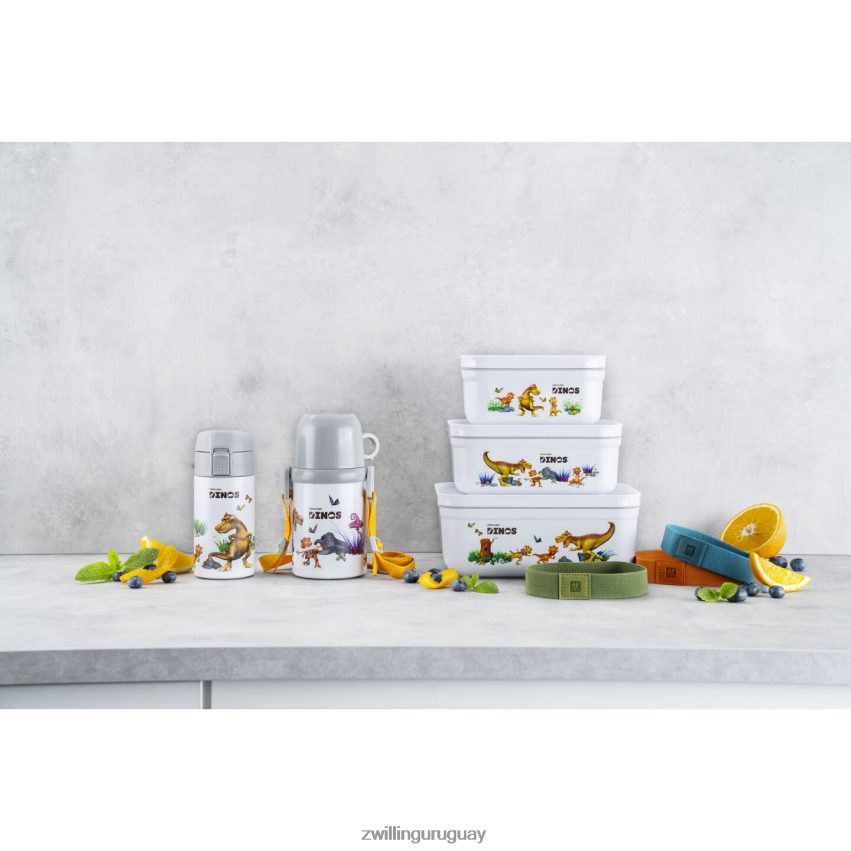 Fresh & save s dinos fiambrera al vacío, plástico, blanco-gris Zwilling cocina A688HF511