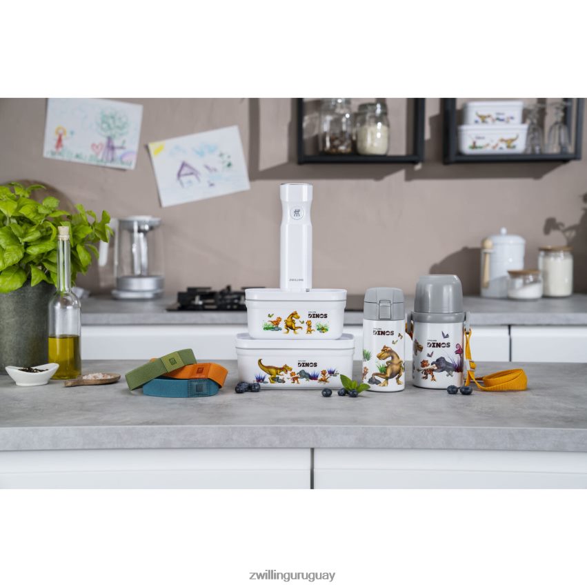 Fresh & save s dinos fiambrera al vacío, plástico, blanco-gris Zwilling cocina A688HF511