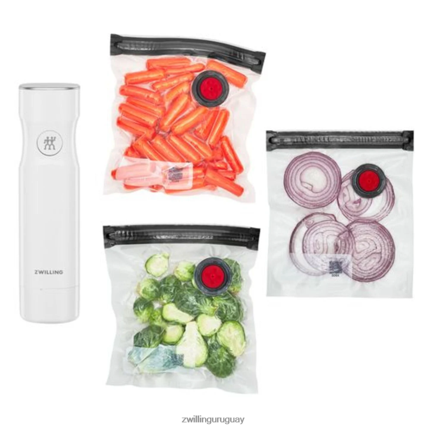 Juego de bomba y bolsa Fresh & Save, s/4 piezas, blanco Zwilling cocina A688HF528