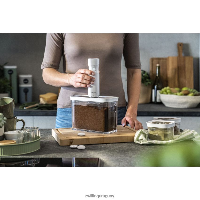 Juego de contenedores Fresh & Save Cube, m / 5 piezas, blanco transparente Zwilling cocina A688HF460