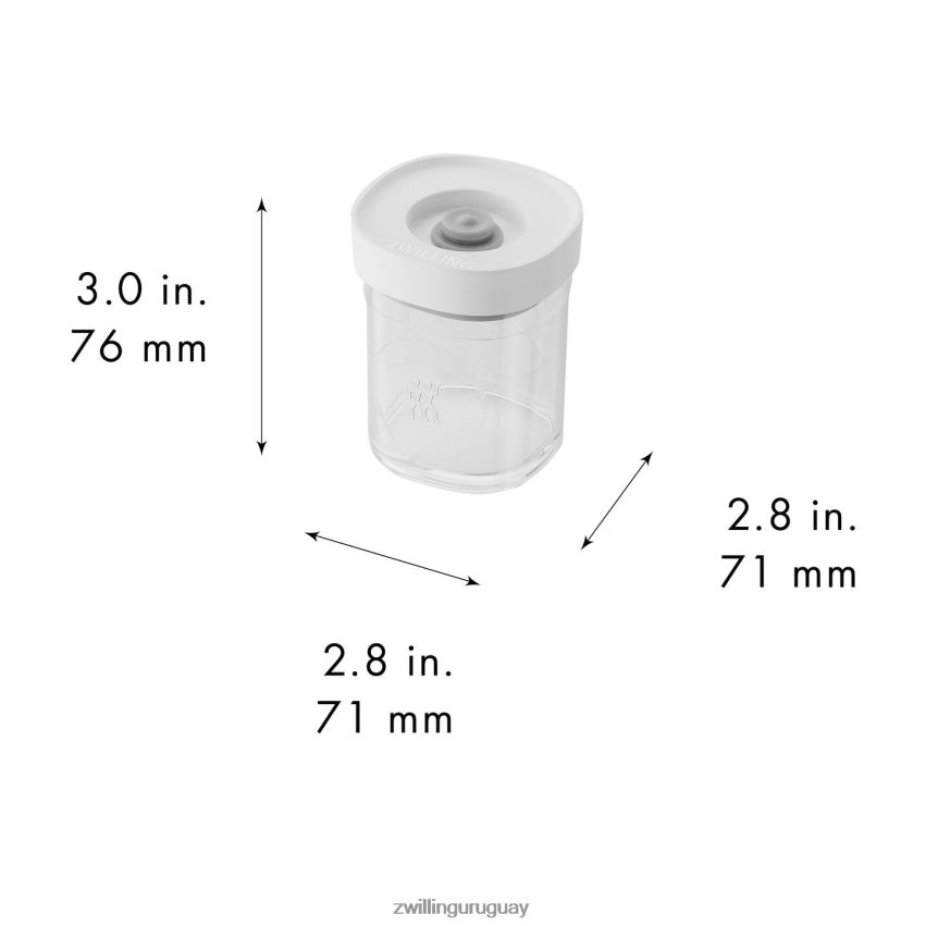 Juego de especias Fresh & Save Cube, xs / 3 piezas, blanco transparente Zwilling cocina A688HF465