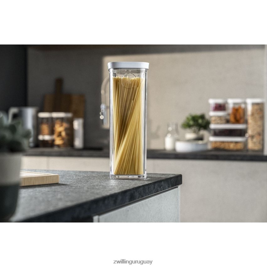 Juego de recipientes Fresh & Save Cube 4 unidades, 1,75 qt, blanco transparente Zwilling cocina A688HF490