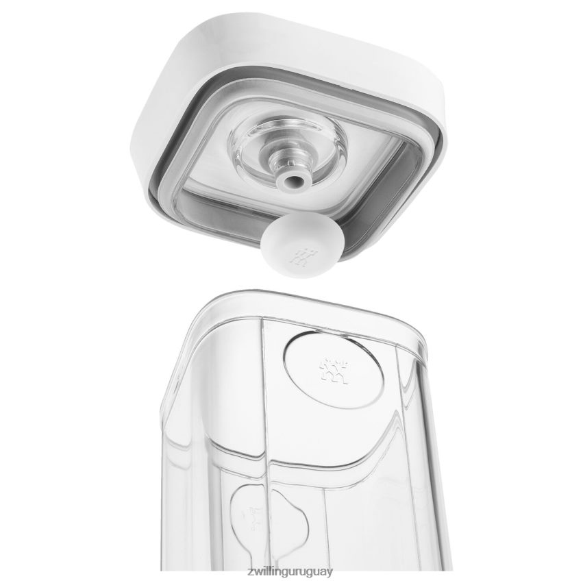 Juego de recipientes Fresh & Save Cube 4 unidades, 1,75 qt, blanco transparente Zwilling cocina A688HF490