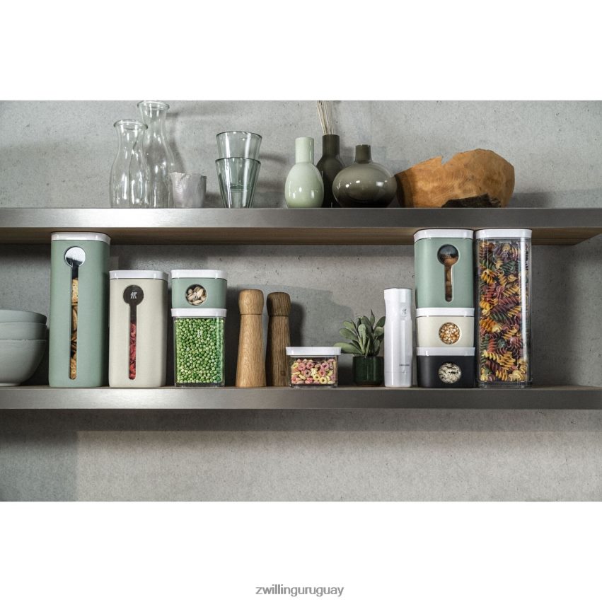 Juego de recipientes para cubos Fresh & Save, s/6 piezas, blanco transparente Zwilling cocina A688HF454