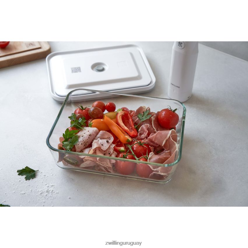 Recipiente frigorífico al vacío Fresh & Save, vidrio, gris Zwilling cocina A688HF472