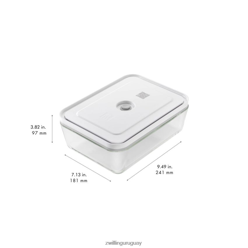 Recipiente frigorífico al vacío Fresh & Save, vidrio, gris Zwilling cocina A688HF472