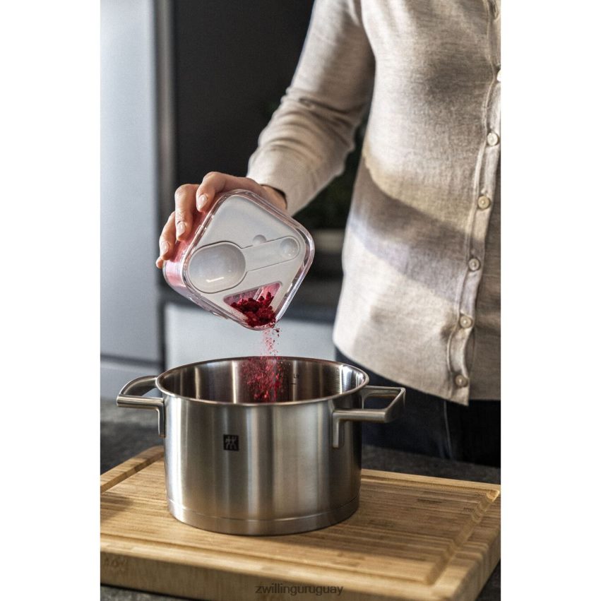 Set de recipientes Fresh & Save Cube con bomba de vacío, pequeño, 7 piezas, blanco transparente Zwilling cocina A688HF525