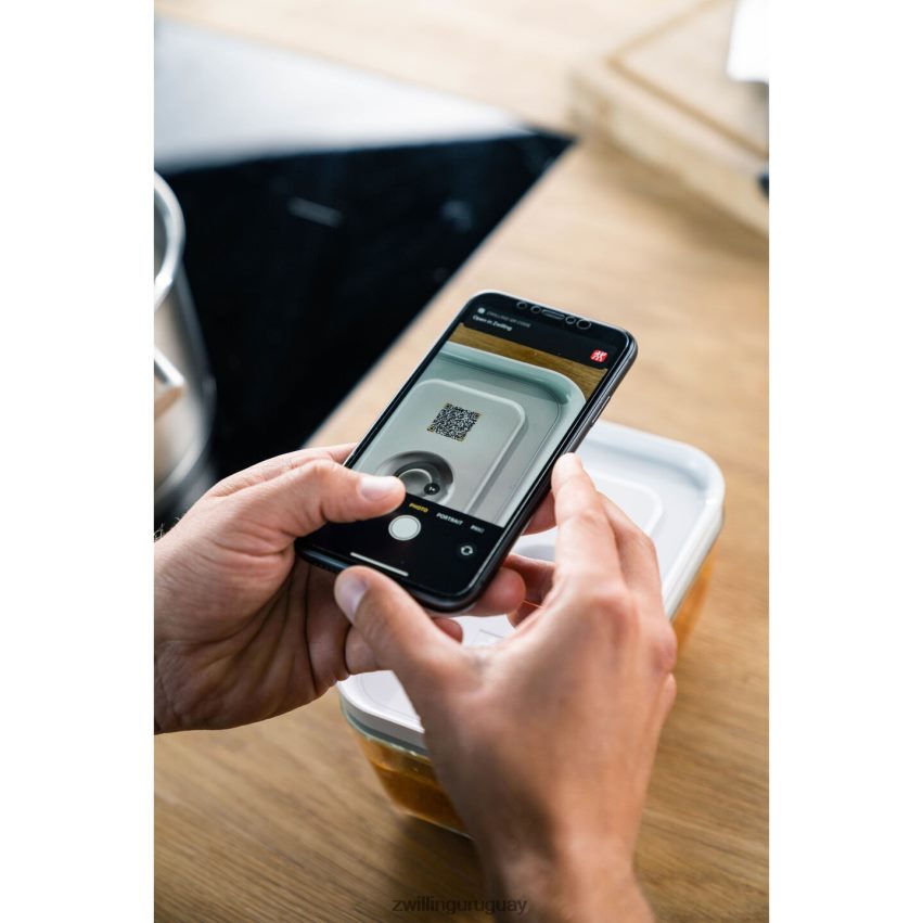 recipiente al vacío Fresh & Save S, vidrio, gris Zwilling cocina A688HF492