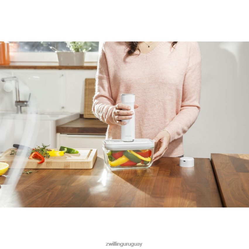 recipiente al vacío Fresh & Save m, vidrio, gris Zwilling cocina A688HF482
