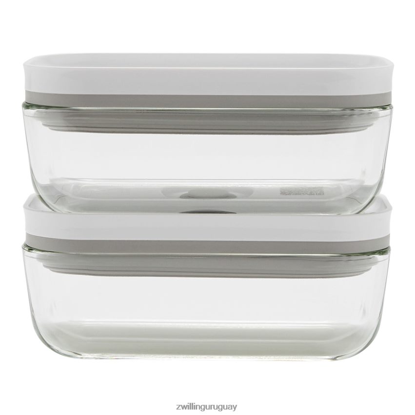 recipiente al vacío pequeño Fresh & Save s/2uds, vidrio, gris Zwilling cocina A688HF467