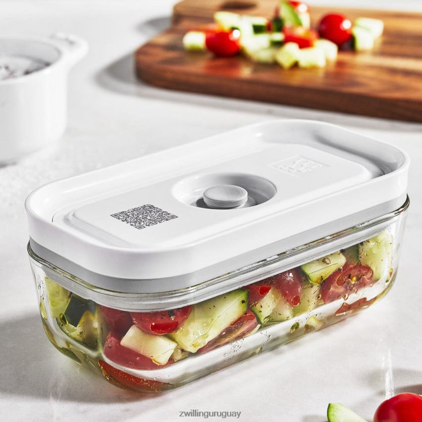 recipiente al vacío pequeño Fresh & Save s/2uds, vidrio, gris Zwilling cocina A688HF467