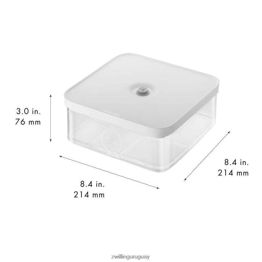 recipiente cubo Fresh & Save l, 1,75 qt, blanco transparente Zwilling cocina A688HF475