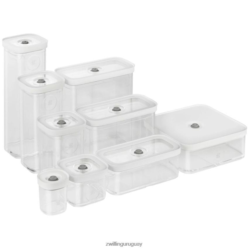 recipiente cubo Fresh & Save m, 0,75 qt, blanco transparente Zwilling cocina A688HF479