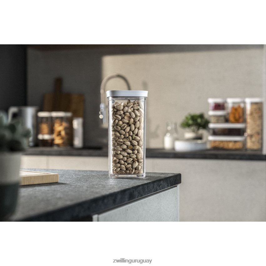 recipiente para cubos Fresh & Save 3 unidades, 1,25 qt, blanco transparente Zwilling cocina A688HF499