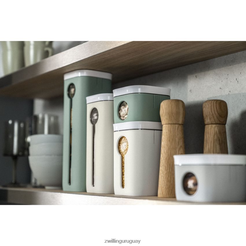 recipiente para cubos Fresh & Save 3 unidades, 1,25 qt, blanco transparente Zwilling cocina A688HF499