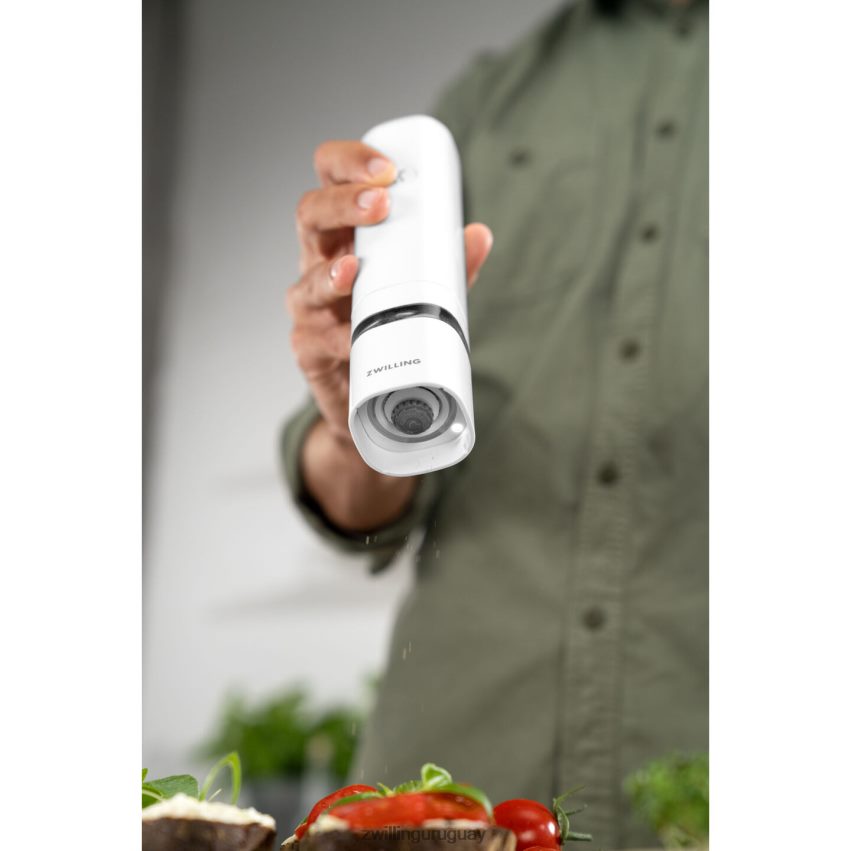 Molinillo de sal y pimienta eléctrico enfinigy, blanco Zwilling cocina A688HF550