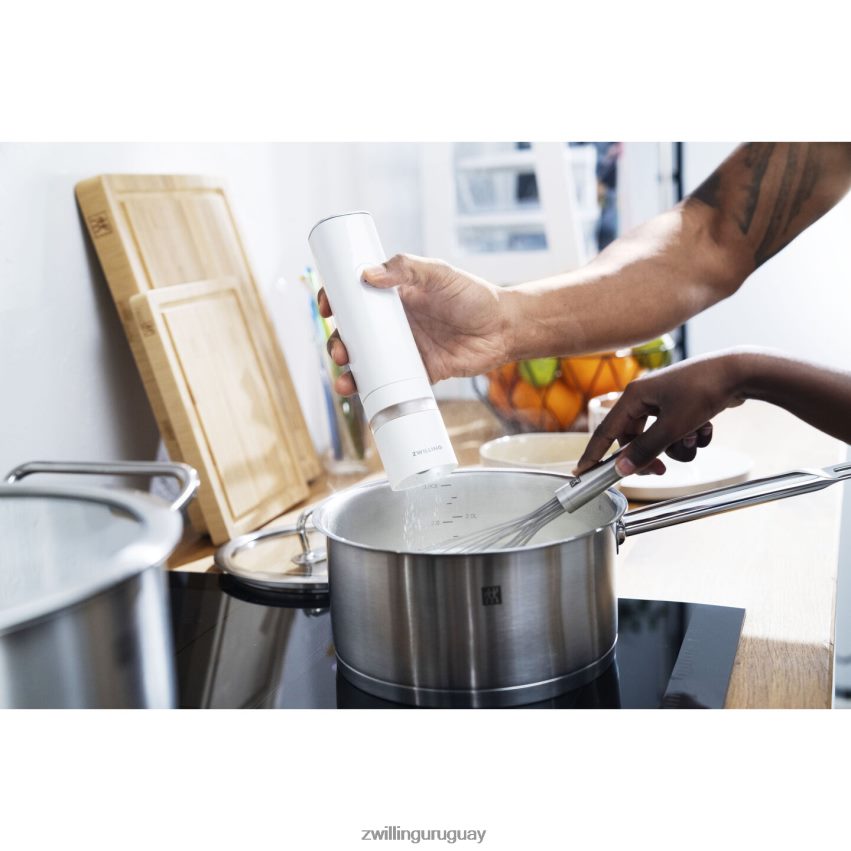 Molinillo de sal y pimienta eléctrico enfinigy, blanco Zwilling cocina A688HF550
