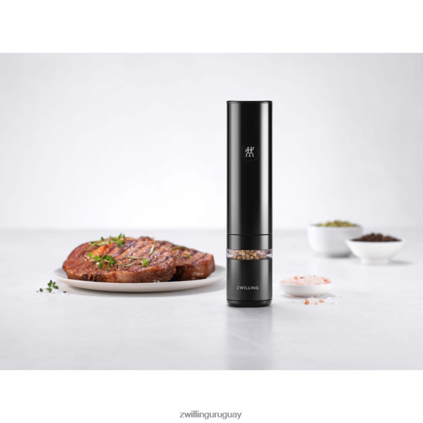 Molinillo de sal y pimienta eléctrico enfinigy, negro mate Zwilling cocina A688HF549