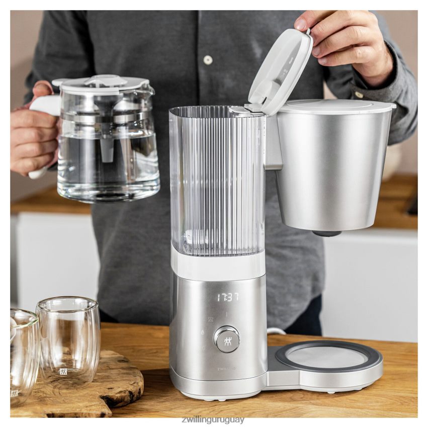 Cafetera de goteo enfinigy de 1,5 l / 48 oz plateada Zwilling cocina A688HF547