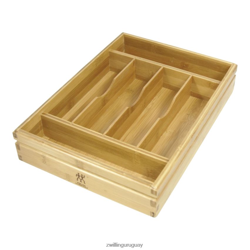 Almacenamiento de bambú, bandeja para cubiertos. Zwilling cuchillería A688HF177