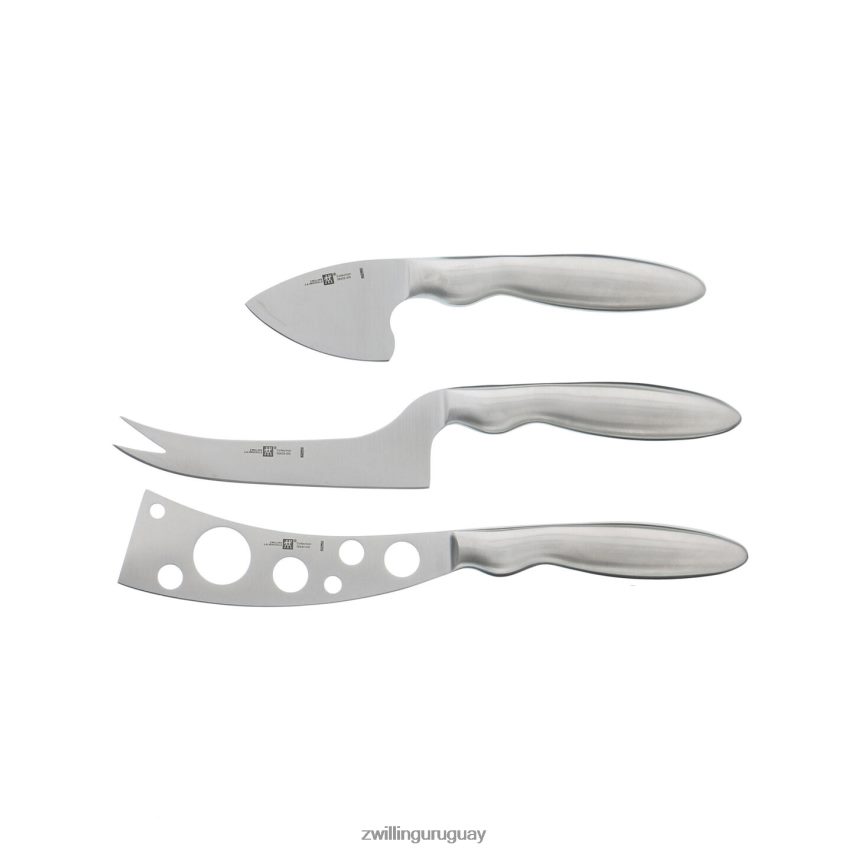 accesorios Juego de cuchillos para queso de acero inoxidable de 3 piezas Zwilling cuchillería A688HF13