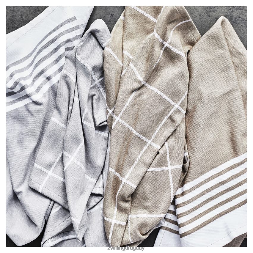 juego de paños de cocina, taupe Zwilling cuchillería A688HF83