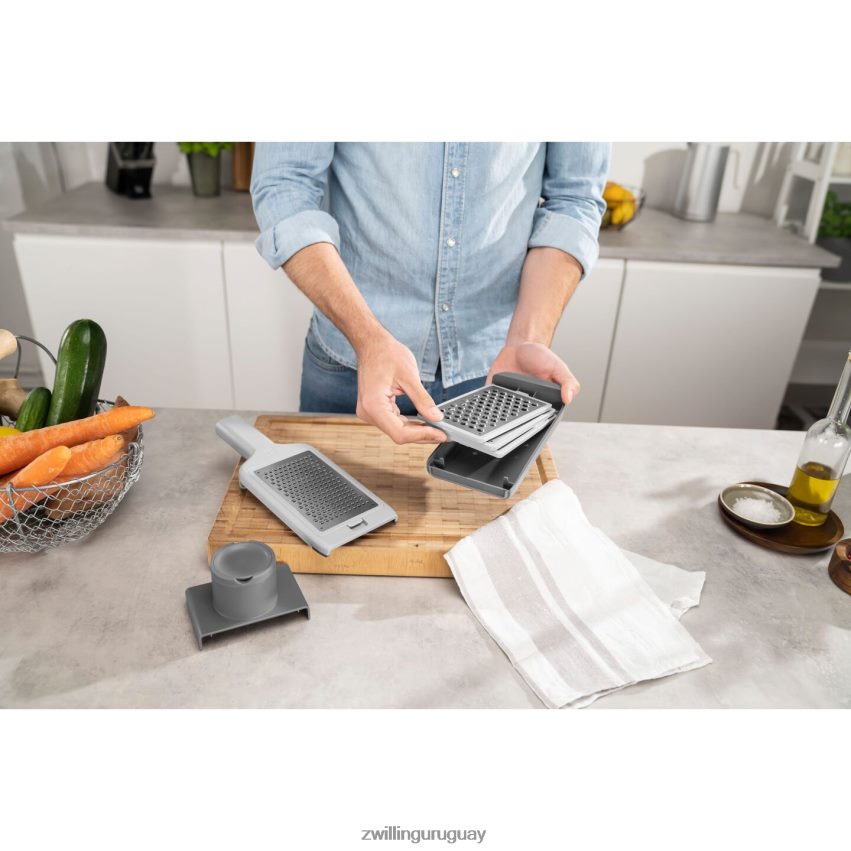 rallador múltiple/mandolina z-cut, gris Zwilling cuchillería A688HF530