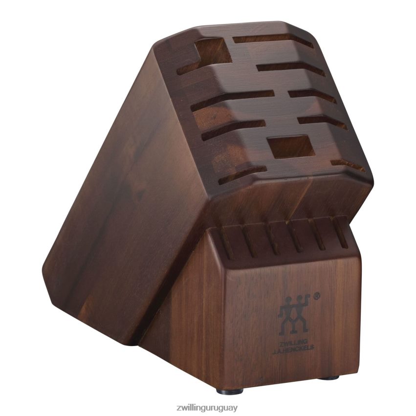 Almacenamiento de acacia, acacia, pro bloque de cuchillos vacío. Zwilling cuchillería A688HF198