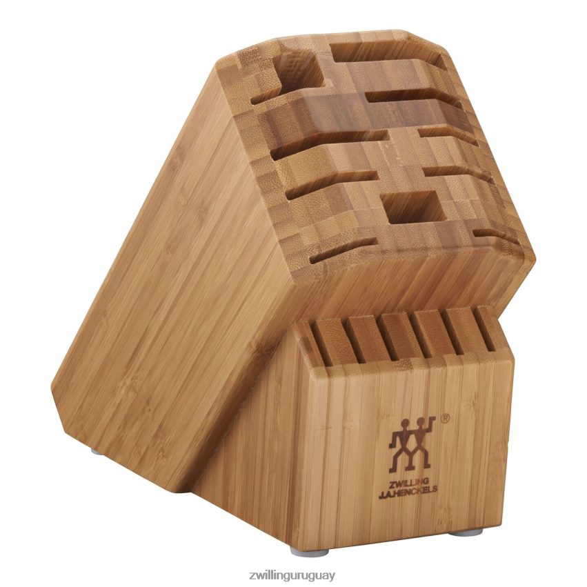 Almacenamiento de bambú, bambú, bloque de cuchillos profesional vacío. Zwilling cuchillería A688HF365