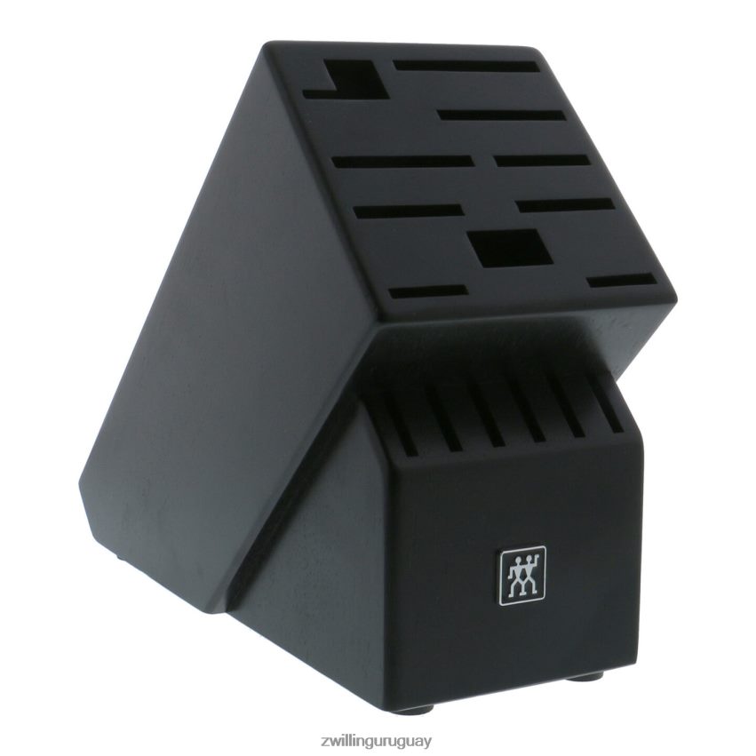 Fresno de almacenamiento, madera de caucho, bloque de cuchillos doble negro vacío Zwilling cuchillería A688HF247