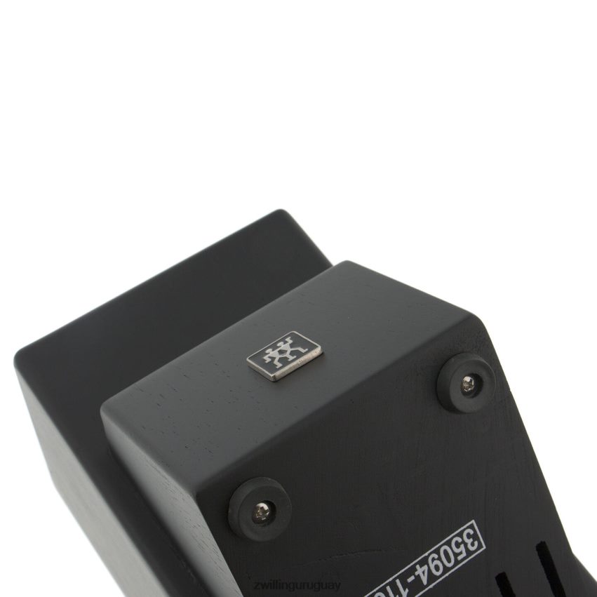 Fresno de almacenamiento, madera de caucho, bloque de cuchillos doble negro vacío Zwilling cuchillería A688HF247