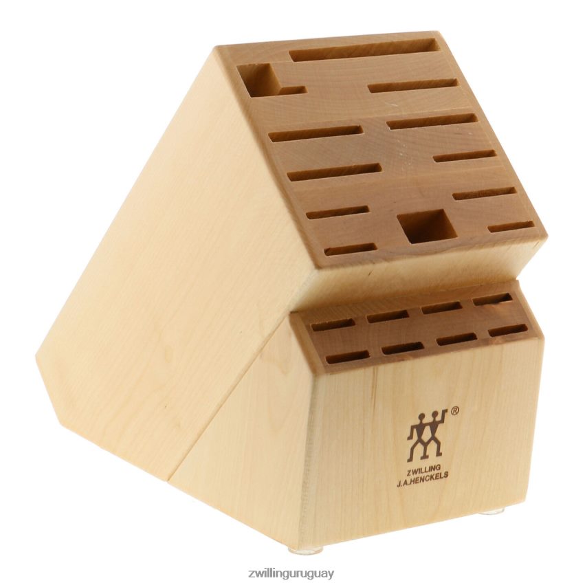 almacenamiento de cenizas, bloque de cuchillos de madera dura vacío Zwilling cuchillería A688HF197