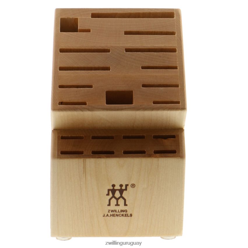 almacenamiento de cenizas, bloque de cuchillos de madera dura vacío Zwilling cuchillería A688HF197