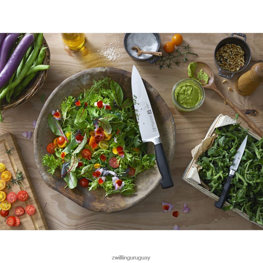 cuchillo de chef de cuatro estrellas de 8 pulgadas Zwilling cuchillería A688HF1