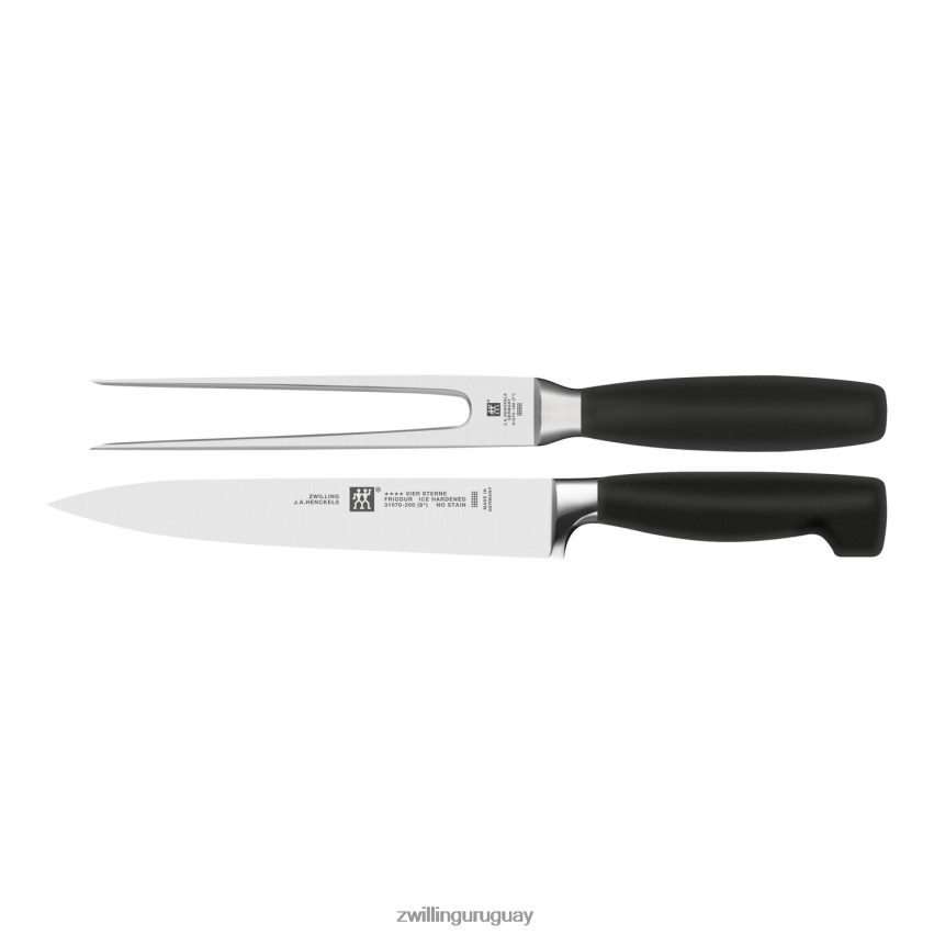cuchillo para rebanar/trinchar de 2 piezas de cuatro estrellas Zwilling cuchillería A688HF152