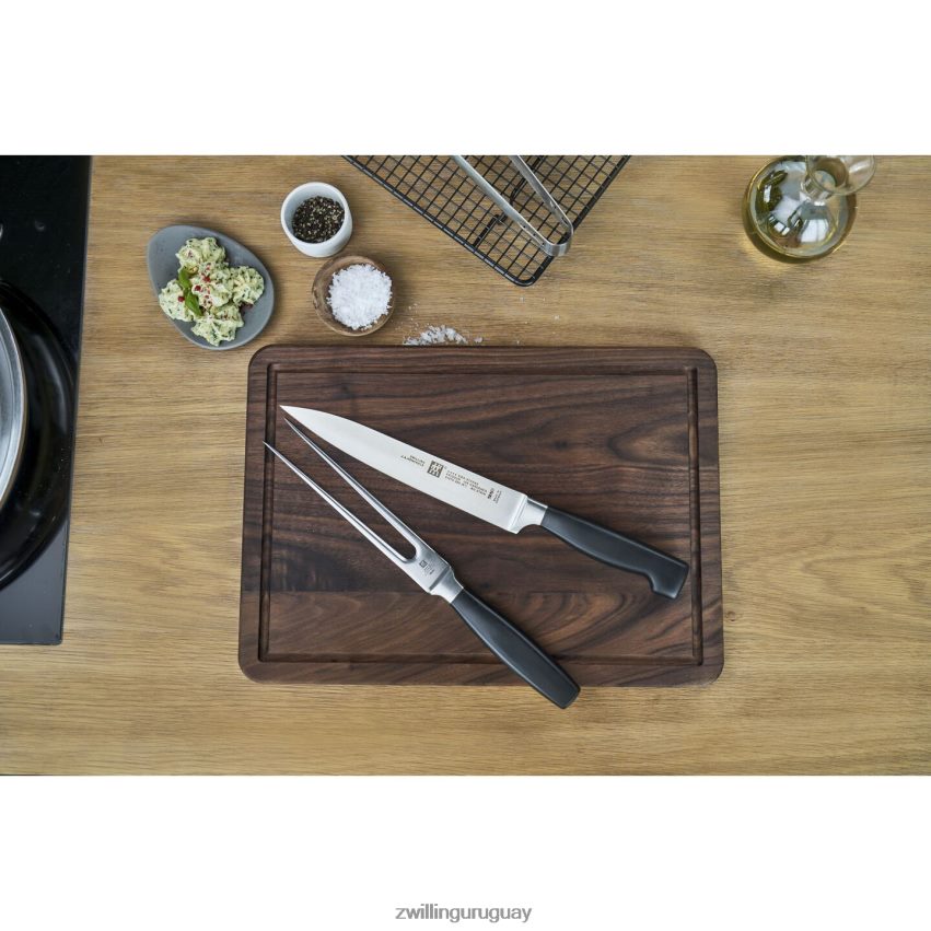 cuchillo para rebanar/trinchar de 2 piezas de cuatro estrellas Zwilling cuchillería A688HF152