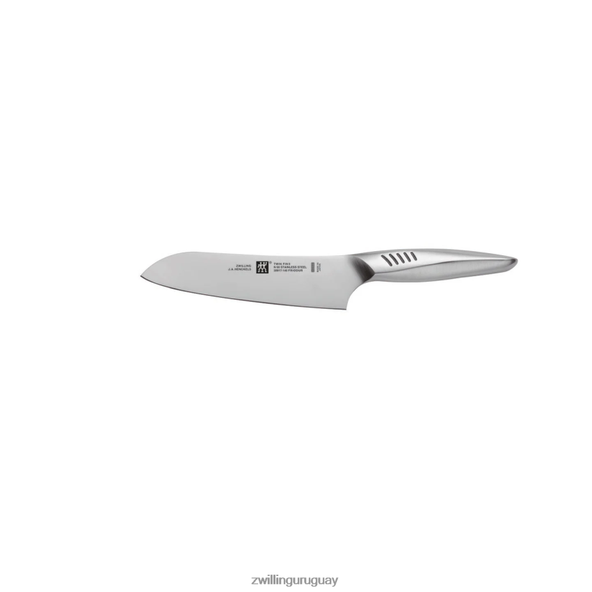 Cuchillo santoku de borde fino Twin Fin II de 5,5 pulgadas Zwilling cuchillería A688HF448