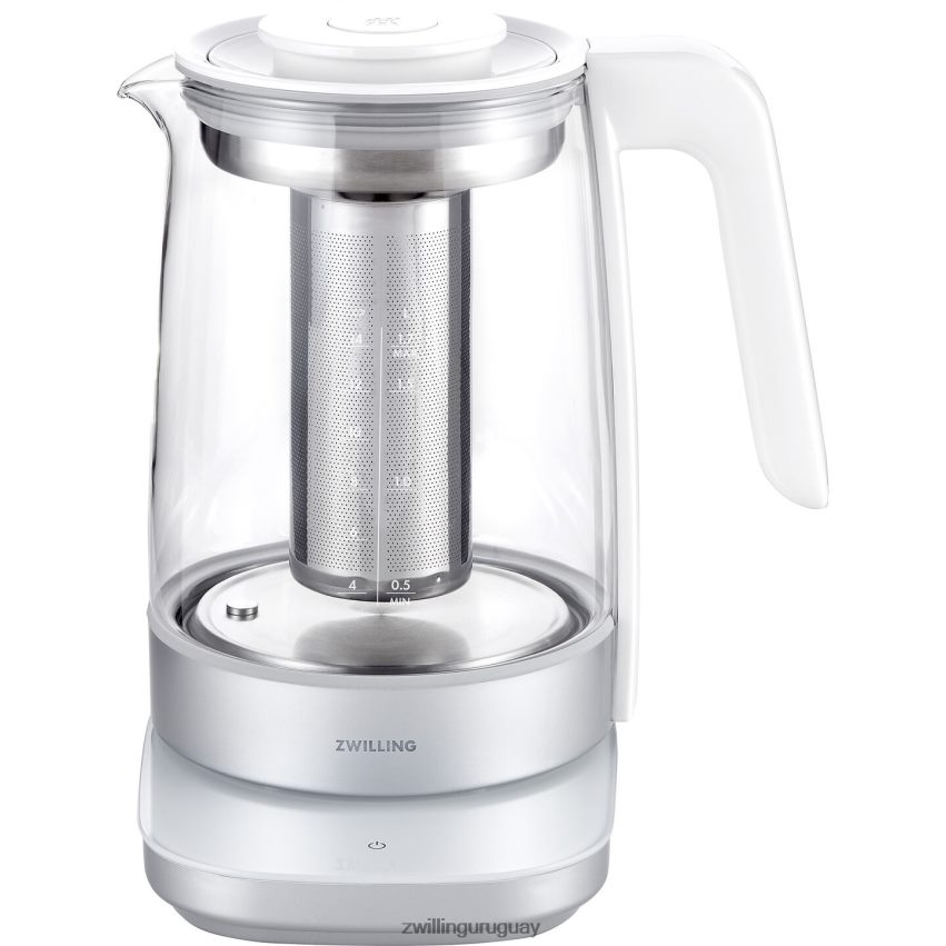 Hervidor de vidrio enfinigy - plateado - reacondicionado Zwilling cuchillería A688HF548