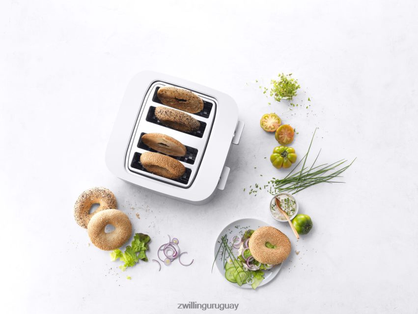 Tostadora enfinigy de 4 ranuras - plateada - reacondicionada Zwilling cuchillería A688HF561