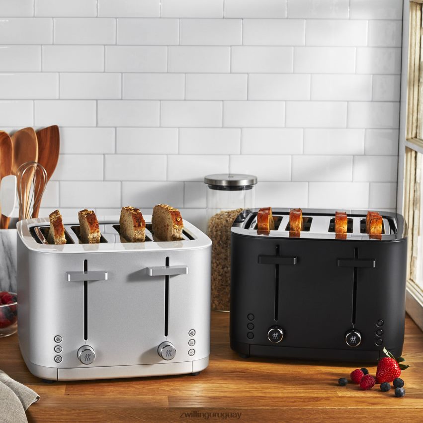 Tostadora enfinigy de 4 ranuras - plateada - reacondicionada Zwilling cuchillería A688HF561