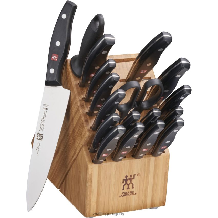Juego de bloques de cuchillos Twin Signature de 19 piezas Zwilling cuchillería A688HF360