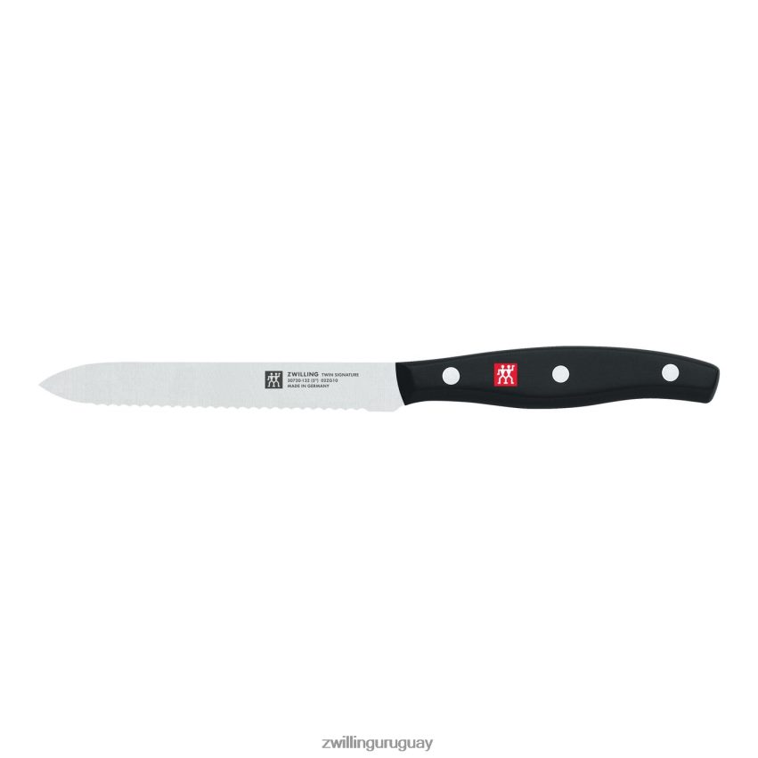 Juego de bloques de cuchillos Twin Signature de 6 piezas, natural Zwilling cuchillería A688HF258