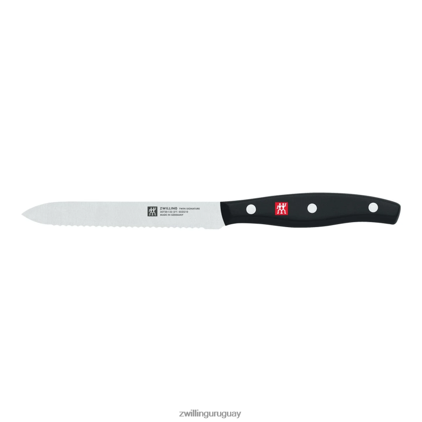 Navaja multiuso Twin Signature de 5 pulgadas, borde dentado Zwilling cuchillería A688HF281