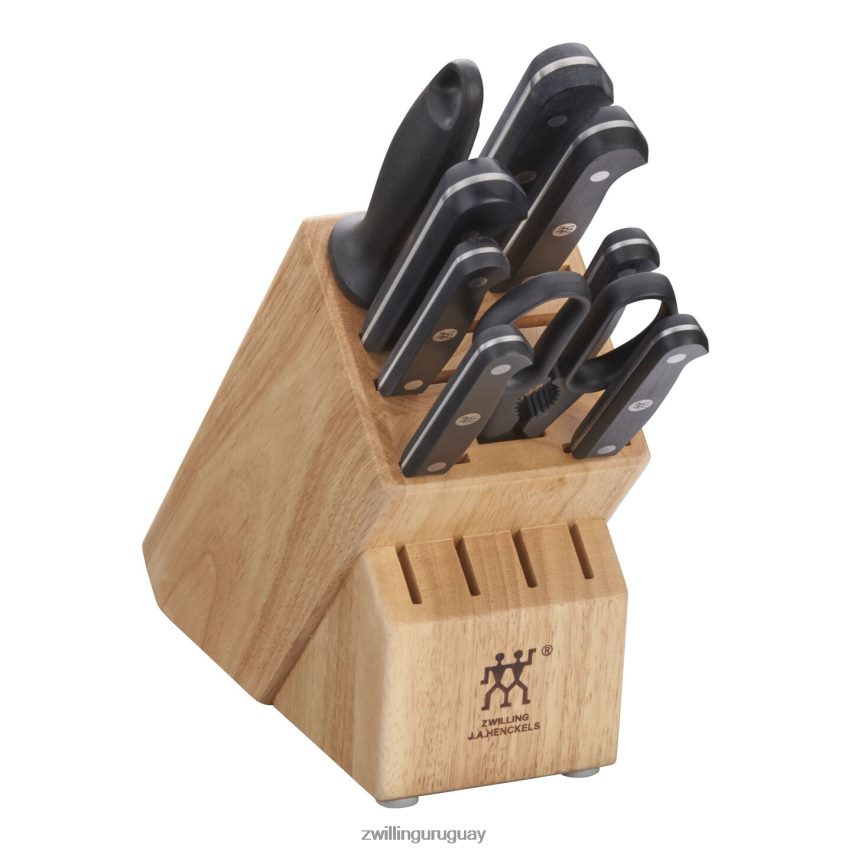 juego de bloques de cuchillos gourmet de 10 piezas Zwilling cuchillería A688HF158