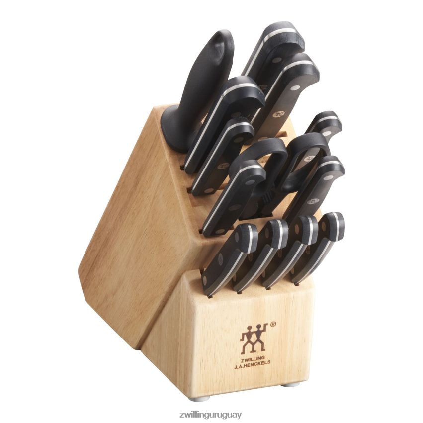 juego de bloques de cuchillos gourmet de 14 piezas Zwilling cuchillería A688HF23