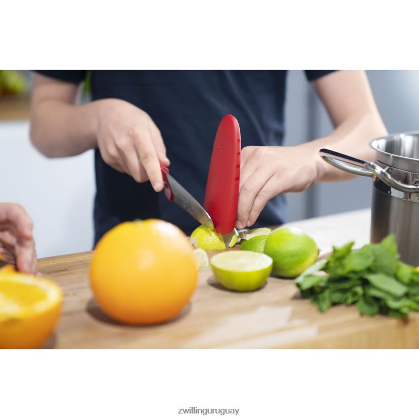 twinny 4,25 pulgadas, cuchillo de chef, rojo Zwilling cuchillería A688HF98