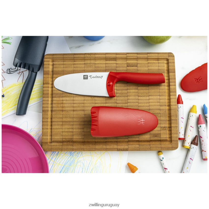 twinny 4,25 pulgadas, cuchillo de chef, rojo Zwilling cuchillería A688HF98